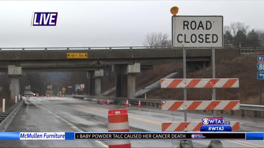 woodland i-80 overpass damaged 2