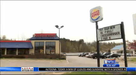 clearfield burger king mcdonald's theft 1