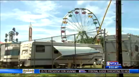 Clearfield County Fair wheel