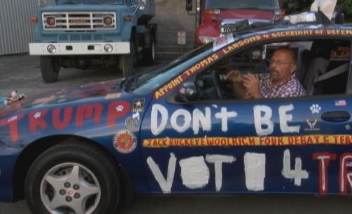 donald trump car update parade 0