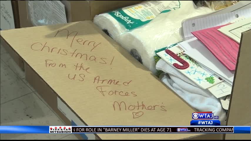 Military moms send care packages