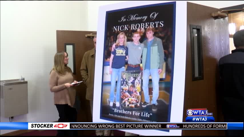 Memorial service honors Nick Roberts