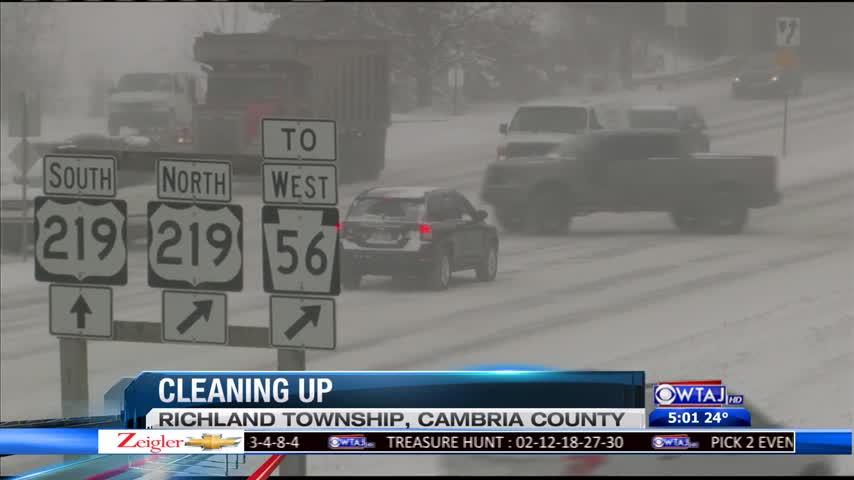 Snow hits Richland Twp