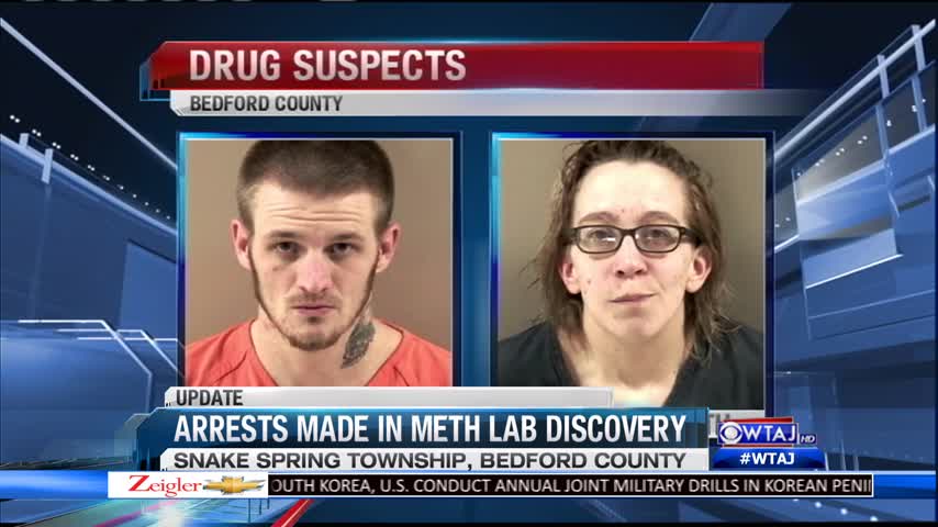 Two arrested for mobile meth lab