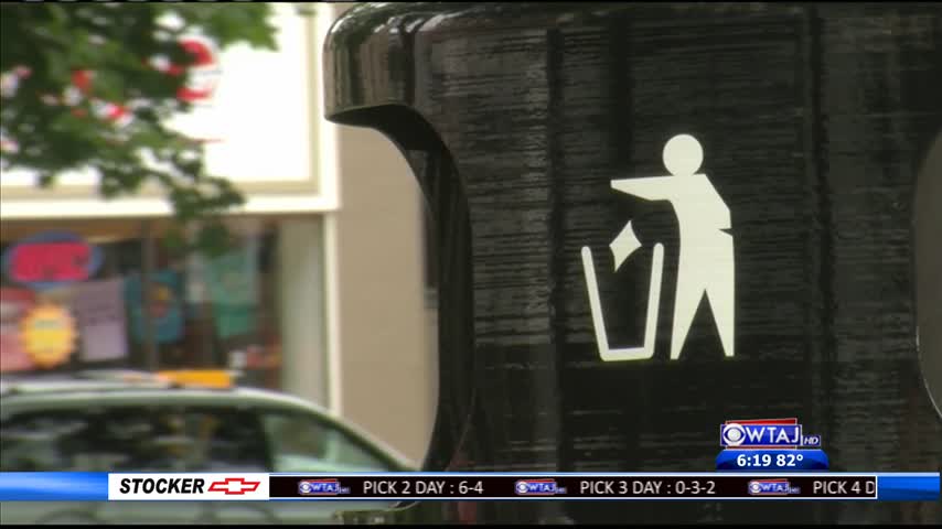 Johnstown gets new trash cans