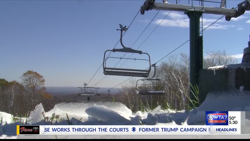 First snow at Seven Springs Mountain Resort