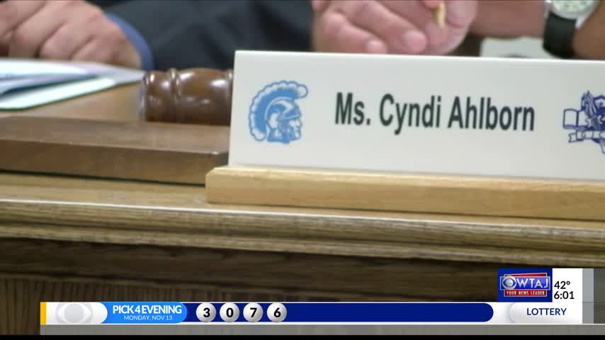 Objection hearing for Johnstown School Board President