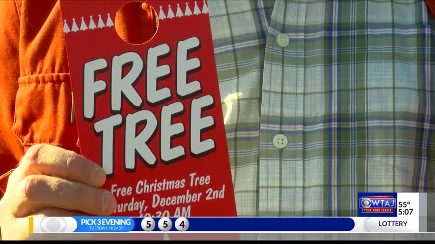 Christmas Tree Giveaway helps mend a broken heart.