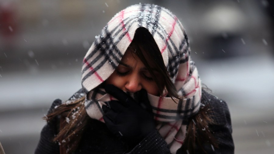 Woman bundled up for cold weather in NYC-159532.jpg27912019