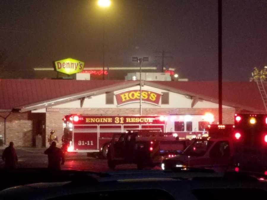 Hoss Restaurant Fire