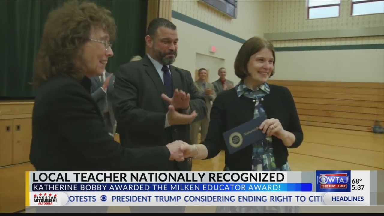 local teacher recognized